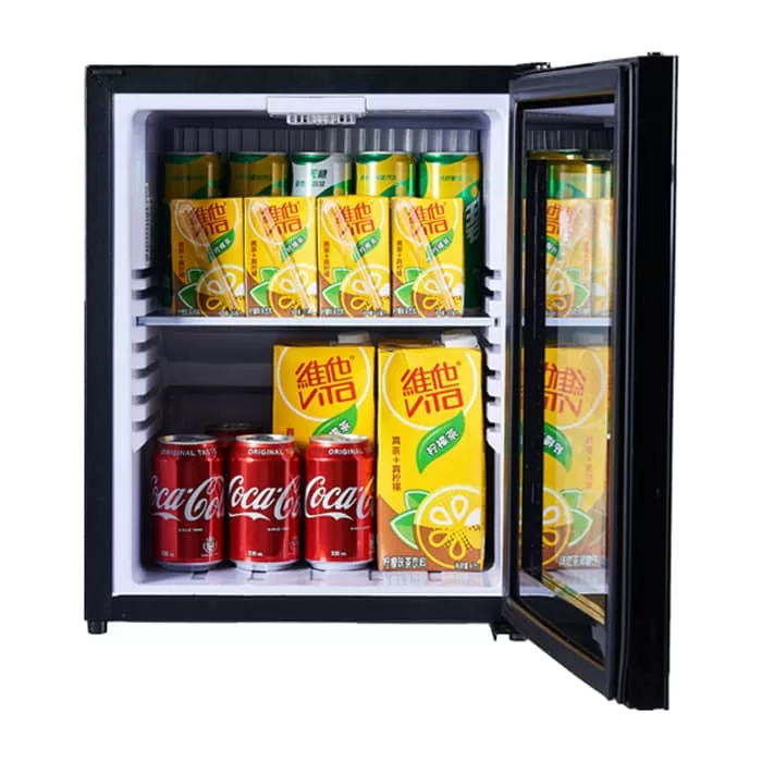 三层玻璃门迷你冰箱_30L酒店客房小冰箱_家用小型食品留样柜_茶叶冷藏
